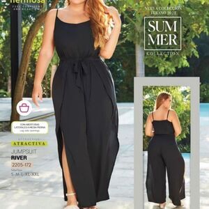 Tissini Jumpsuit Kasey Rn 142076 White L Nwt‎ in packaging